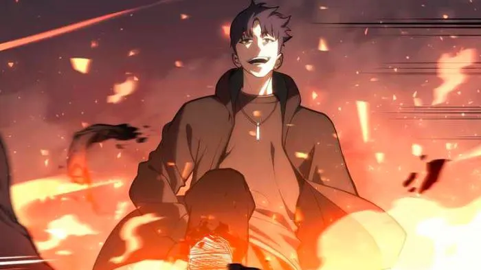 manhwa where the mc goes from strong to overpowered
